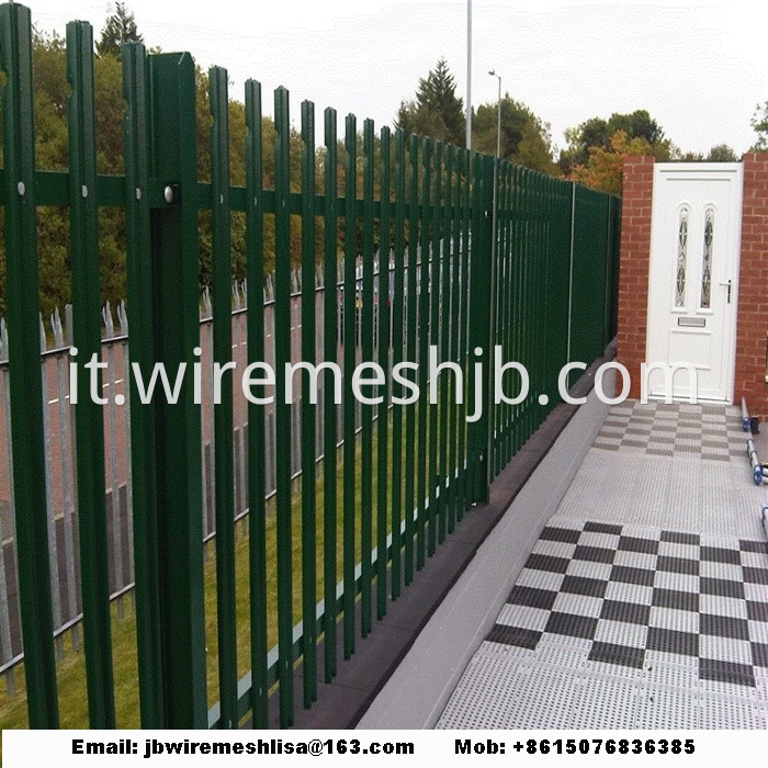 Powder Coated And Galvanized Palisade Fence Panels